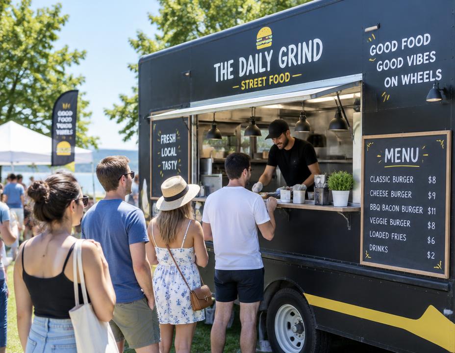 Wielen & Woks Foodtruck (voorbeeldfoto demo)